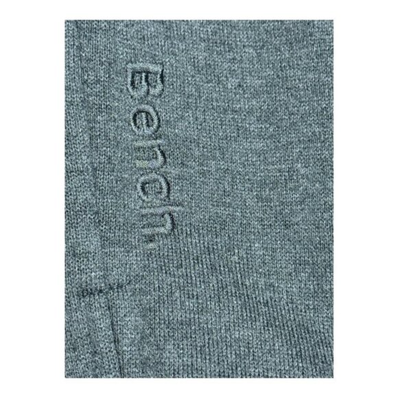 Bench Jacket Womens Small Gray Charcoal Hooded Full Zip Fleece Lined Zip Pockets - Picture 4 of 9